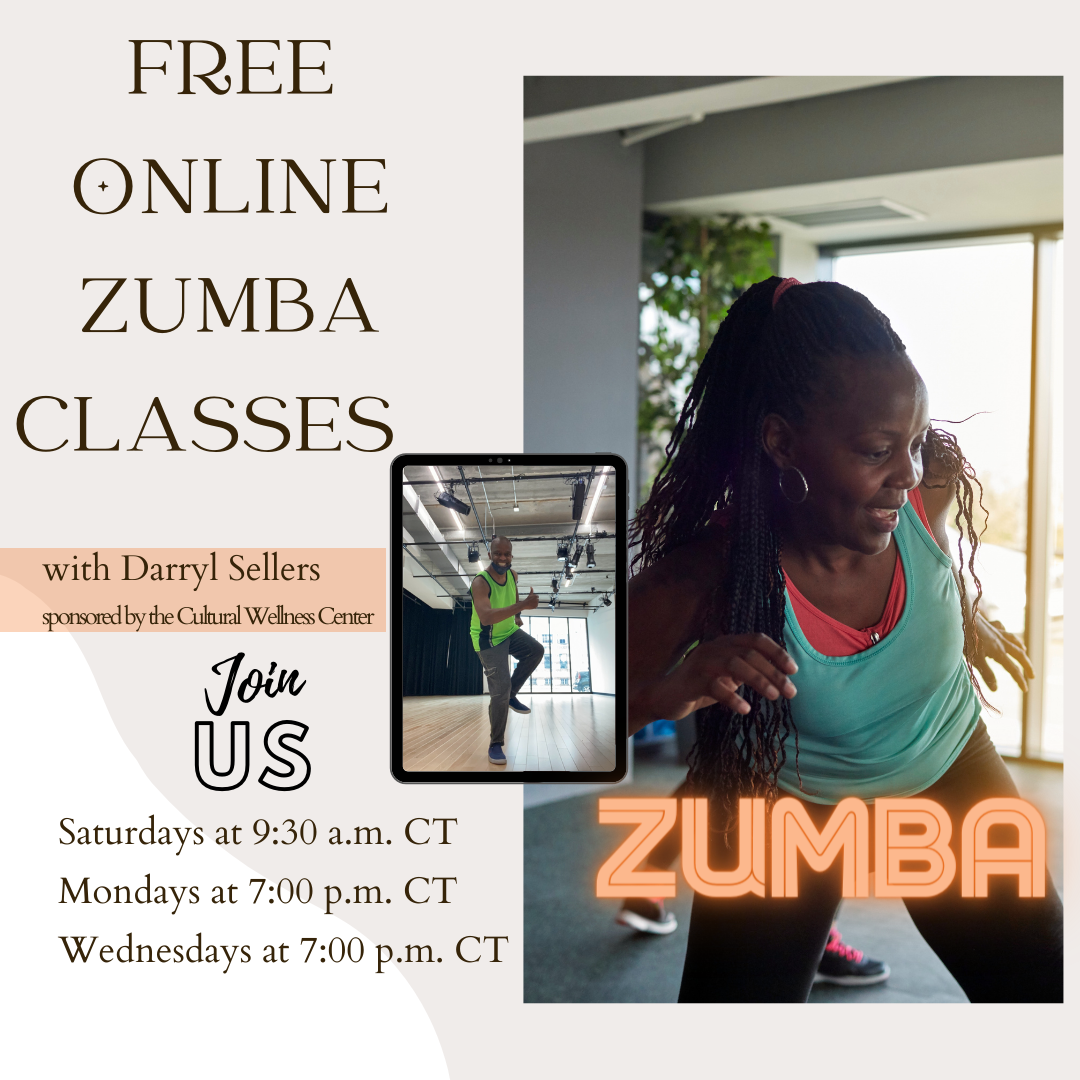 vleugel vermomming Observatie FREE Online Zumba Classes EVERY Saturday at 9:30 a.m. CT - Cultural  Wellness Center